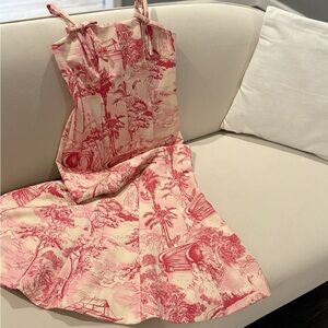 Elegant Pink Midi Dress